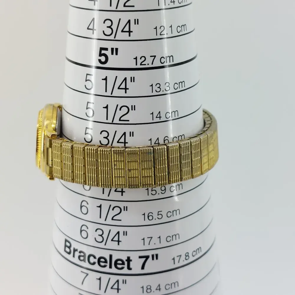 Edison Watch Gold Tone Bracelet Watch Wristwatch Japan Movt